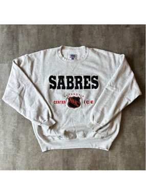 Vintage Buffalo Sabres Russell Athletic Pro Cotton Sweatshirt Mens XL